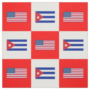 Flagge der Vereinigten Staaten, kubanische Flagge Stoff