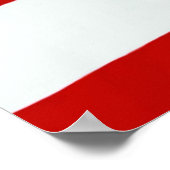 Flagge der Vereinigten Staaten Poster (Ecke)