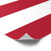 Flagge der Vereinigten Staaten Poster (Ecke)