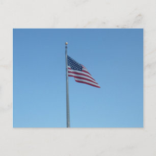 Flagge der Vereinigten Staaten Postkarte