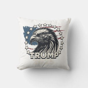 Flagge der Vereinigten Staaten. Präsident Donald T Kissen