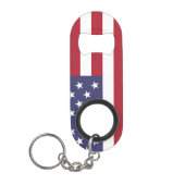 Flagge der Vereinigten Staaten Schlüsselanhänger Flaschenöffner (Vorderseite)