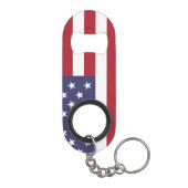 Flagge der Vereinigten Staaten Schlüsselanhänger Flaschenöffner (Rückseite)