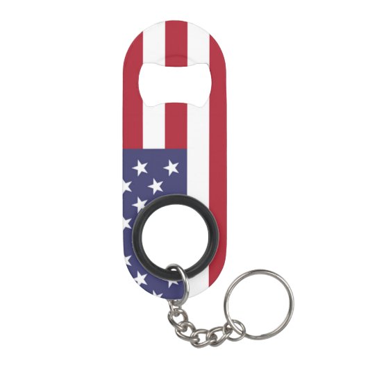 Flagge der Vereinigten Staaten Schlüsselanhänger Flaschenöffner (Rückseite)