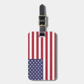 Flagge der Vereinigten Staaten - US-amerikanische Gepäckanhänger (Vorderseite vertikal)