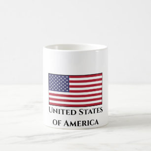 Flagge der Vereinigten Staaten (USA) Kaffeetasse
