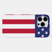 Flagge der Vereinigten Staaten von Amerika iPhone Hülle (Rückseite (Horizontal))