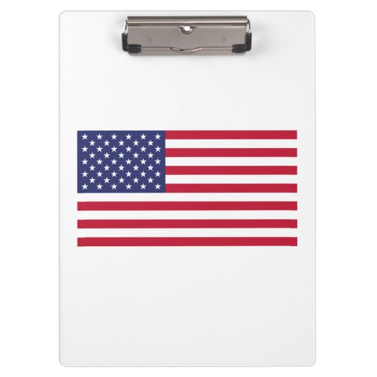 Flagge der Vereinigten Staaten von Amerika Klemmbrett (Vorderseite)