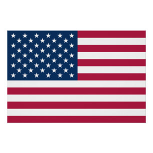 Flagge der Vereinigten Staaten von Amerika patriot Poster