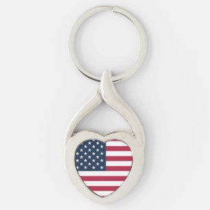 Flagge der Vereinigten Staaten von Amerika Schlüsselanhänger