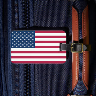 Flagge der Vereinigten Staaten von Amerika USA Pat Gepäckanhänger