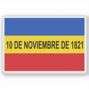 Flagge der Villa de Los Santos, Panama Aufkleber