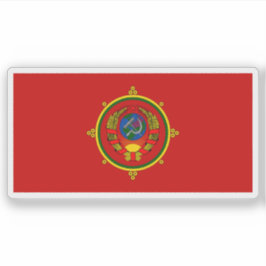 Flagge der Volksrepublik Tuwan (1930) Aufkleber