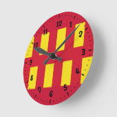Flagge der Wall-Uhr des Northumberland Square Runde Wanduhr (Winkel)