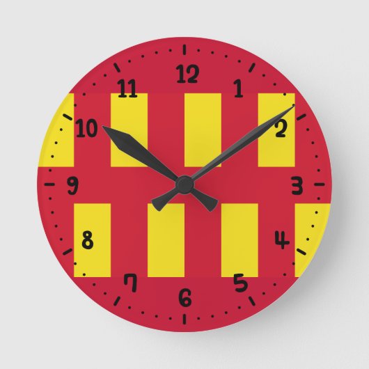 Flagge der Wall-Uhr des Northumberland Square Runde Wanduhr (Vorderseite)
