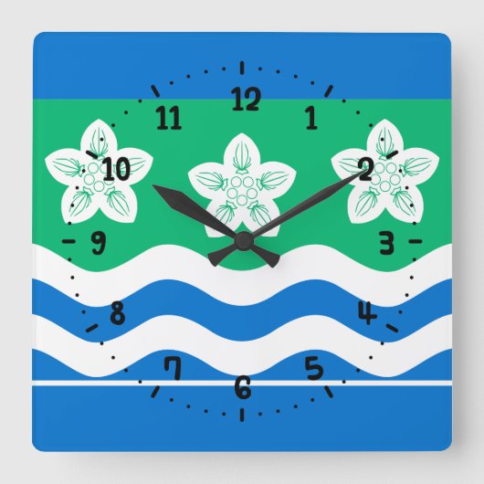 Flagge der Wanduhr Cumberland Square (Vorderseite)