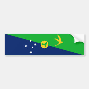 Flagge der Weihnachtsinsel Autoaufkleber
