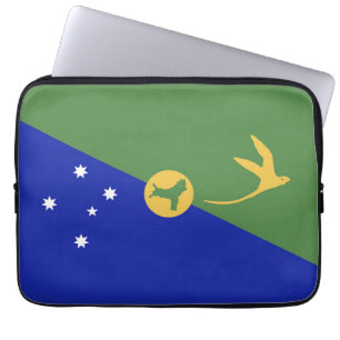 Flagge der Weihnachtsinsel Laptopschutzhülle