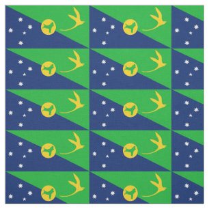 Flagge der Weihnachtsinsel Stoff