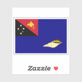 Flagge der Woiwodschaft West New Britain, Papua-Ne Aufkleber (Blatt)