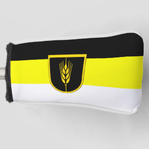 Flagge der Wolgadeutschen (schwarz/gelb/weiß) Golf Headcover