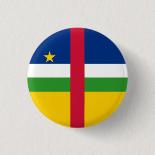 Flagge der Zentralafrikanischen Republik Button