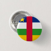 Flagge der Zentralafrikanischen Republik Button (Vorne & Hinten)