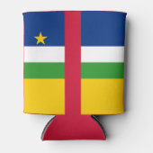 Flagge der Zentralafrikanischen Republik Dosenkühler (Vorderseite)