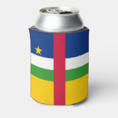 Flagge der Zentralafrikanischen Republik Dosenkühler (Kanne Rückseite)