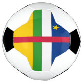 Flagge der Zentralafrikanischen Republik Fußball (Gedreht)
