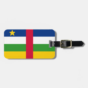 Flagge der Zentralafrikanischen Republik Gepäckanhänger