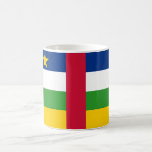 Flagge der Zentralafrikanischen Republik Kaffeetasse