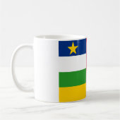 Flagge der Zentralafrikanischen Republik Kaffeetasse (Links)