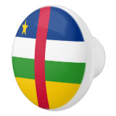 Flagge der Zentralafrikanischen Republik Keramikknauf (Rechts)