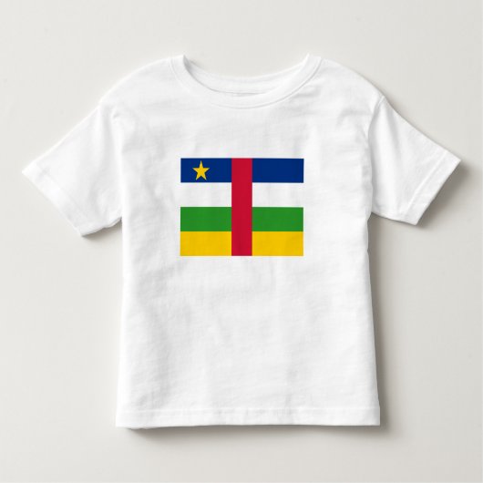 Flagge der Zentralafrikanischen Republik Kleinkind T-shirt (Vorderseite)