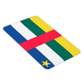 Flagge der Zentralafrikanischen Republik Magnet (Rechte Seite)