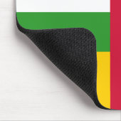 Flagge der Zentralafrikanischen Republik Mousepad (Ecke)