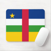 Flagge der Zentralafrikanischen Republik Mousepad (Mit Mouse)