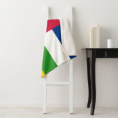 Flagge der Zentralafrikanischen Republik Sherpadecke (Beispiel)