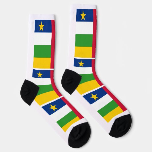 Flagge der Zentralafrikanischen Republik Socken (Rechts)