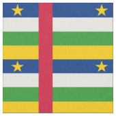 Flagge der Zentralafrikanischen Republik Stoff (Nahaufnahme)