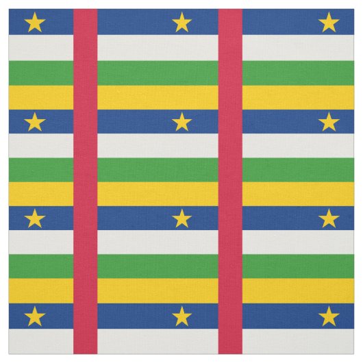 Flagge der Zentralafrikanischen Republik Stoff (Muster)