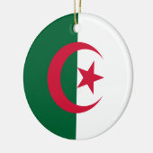 Flagge des algerischen Ornaments Keramikornament (Links)