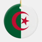 Flagge des algerischen Ornaments Keramikornament (Hinten)