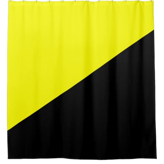 Flagge des Anarcho-Kapitalismus Duschvorhang (Vorderseite)