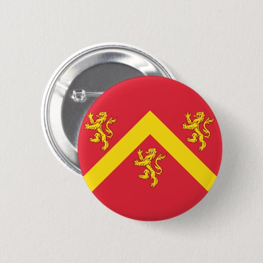 Flagge des Anglesey-Buttons Button (Vorne & Hinten)