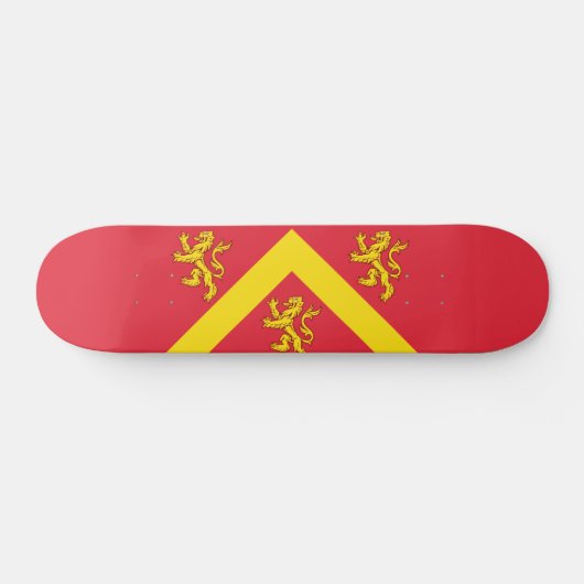 Flagge des Anglesey-Skateboards Skateboard (Horizontal)