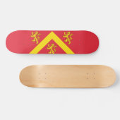 Flagge des Anglesey-Skateboards Skateboard (Horizontal)