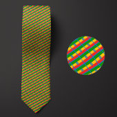 Flagge des äthiopischen Musters Krawatte