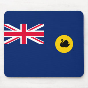Flagge des australischen Bundesstaates Western Aus Mousepad